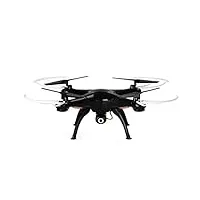 syma - x5sw-1 explorers, drone con cámara, (fpv,rtf rc cuadricóptero, wifi cámara interna, 2.4ghz, 4 canales, 6 axis) (negro)