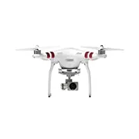 dji phantom 3 standard drone professionnel aerial uav quadrirotor professionnel avec caméra vidéo intégrée de 2.7k full hd - blanc (version uk)