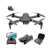 xiunia v4 rc drone 4k hd grand angle double caméras fpv vidéo en direct caméra drone maintien daltitude mode sans tête en temps réel transmission hélicoptère jouets